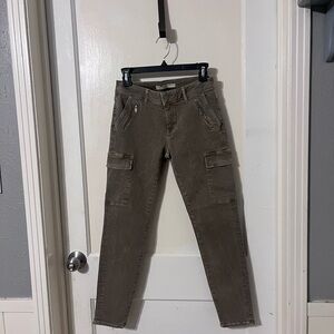 Mavi Olive Green Cargo Skinny Jeans